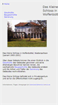 Mobile Screenshot of kleines-schloss.de